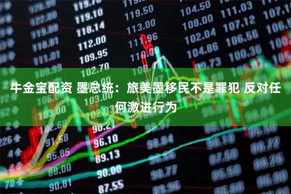 牛金宝配资 墨总统：旅美墨移民不是罪犯 反对任何激进行为
