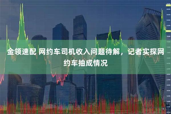 金领速配 网约车司机收入问题待解，记者实探网约车抽成情况